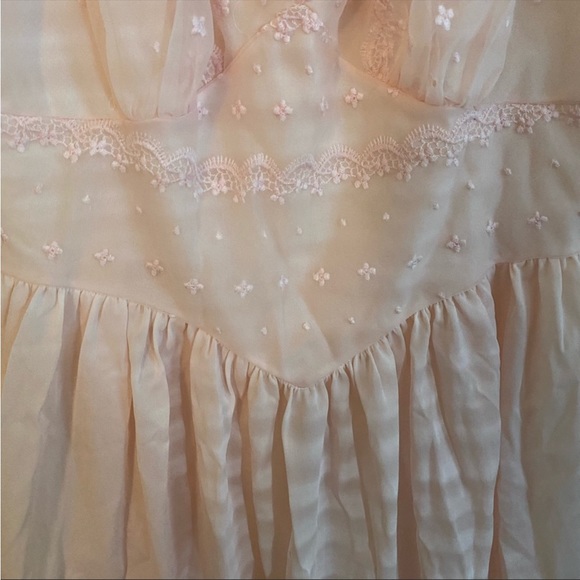 Vintage nylon Pandora lingerie basque waistline, sheer strap size 38 - Picture 6 of 12